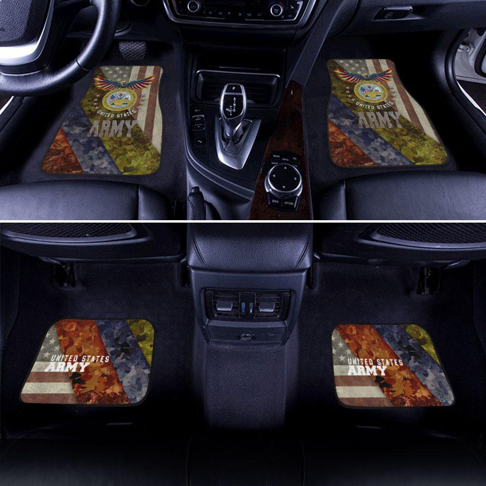 U.S Army Car Floor Mats Custom Camouflage Car Accessories - Gearcarcover - 1