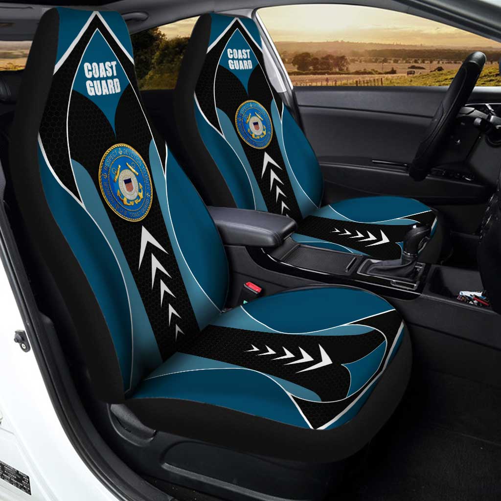 U.S Coast Guard Car Seat Covers Custom USCG Car Accessories - Gearcarcover - 2