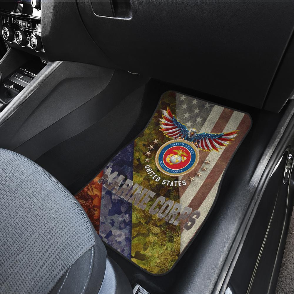 U.S Marine Corps Car Floor Mats Custom Marine Car Accessories - Gearcarcover - 3