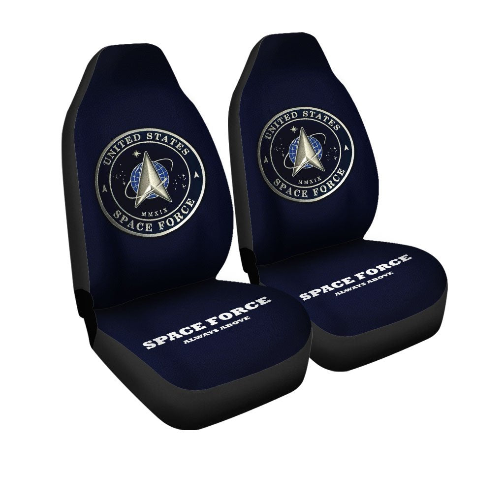U.S Space Force Car Seat Covers Custom Emblem Car Accessories - Gearcarcover - 3