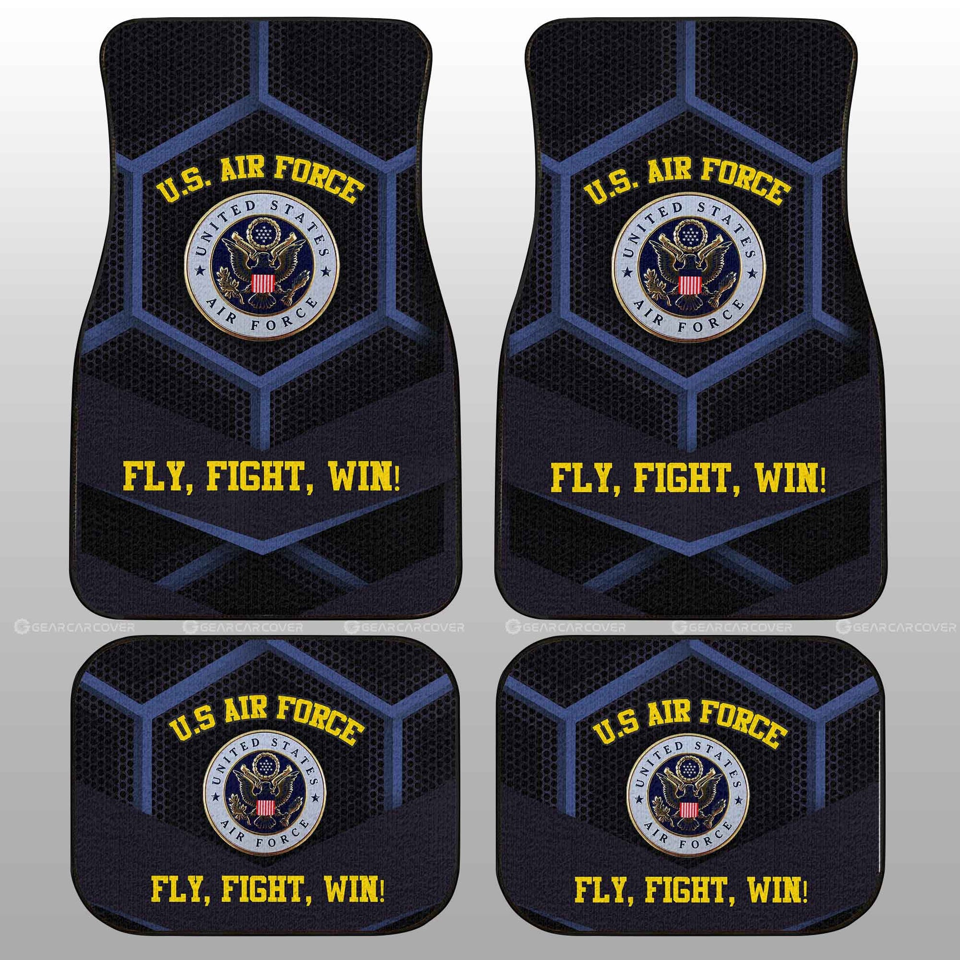 U.S. Air Force Military Car Floor Mats Custom Car Accessories - Gearcarcover - 2
