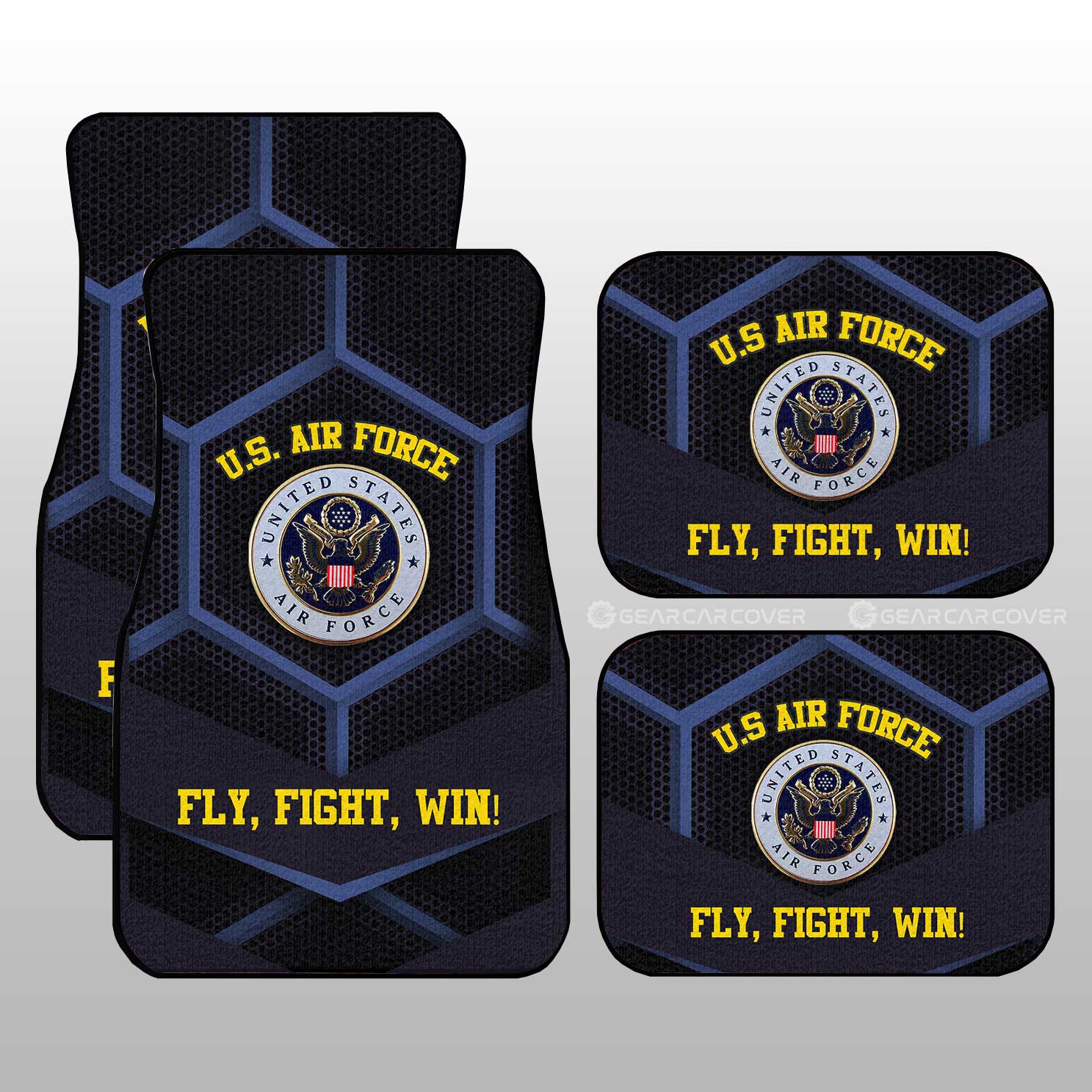U.S. Air Force Military Car Floor Mats Custom Car Accessories - Gearcarcover - 1