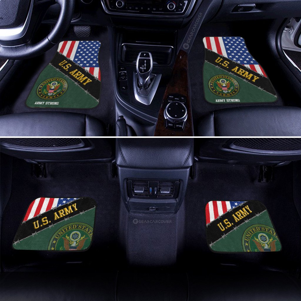 U.S. Army Car Floor Mats Custom United States Military Car Accessories - Gearcarcover - 3