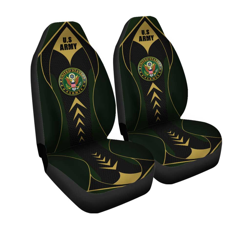 U.S. Army Car Seat Covers Custom For Veteran Patriotic Car Accessories - Gearcarcover - 3