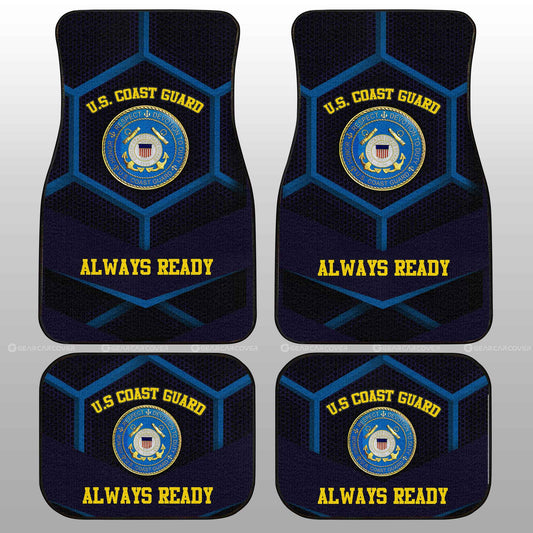 U.S. Coast Guard Car Floor Mats Custom US Military Car Accessories - Gearcarcover - 2