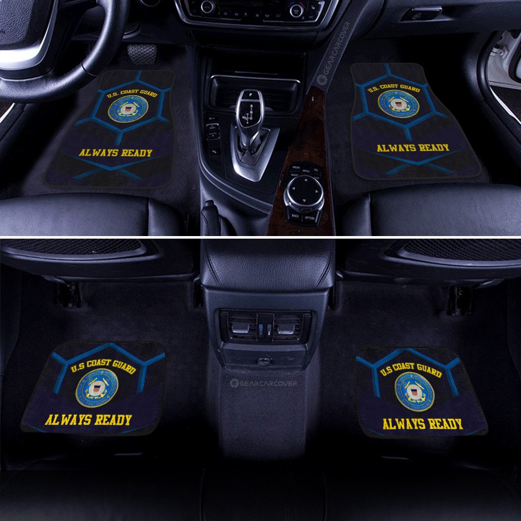 U.S. Coast Guard Car Floor Mats Custom US Military Car Accessories - Gearcarcover - 3