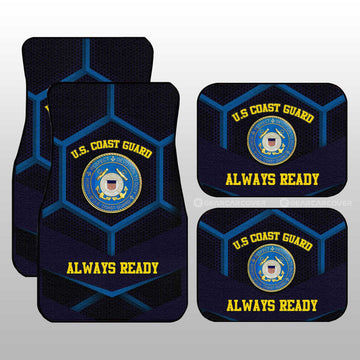 U.S. Coast Guard Car Floor Mats Custom US Military Car Accessories - Gearcarcover - 1