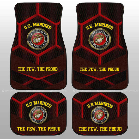 U.S. Marine Corps Car Floor Mats Custom US Military Car Accessories - Gearcarcover - 2