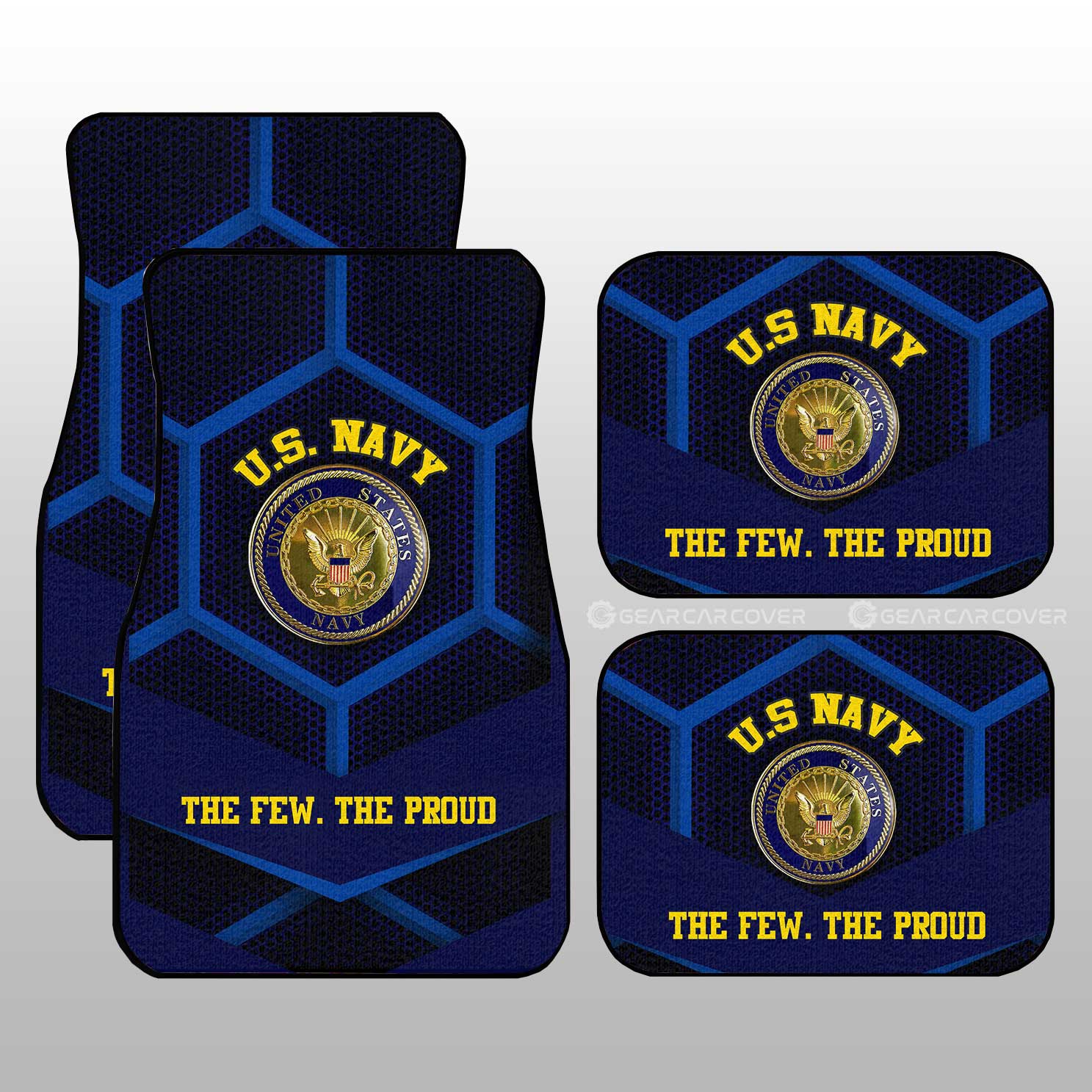 U.S. Navy Military Car Floor Mats Custom Car Accessories - Gearcarcover - 1