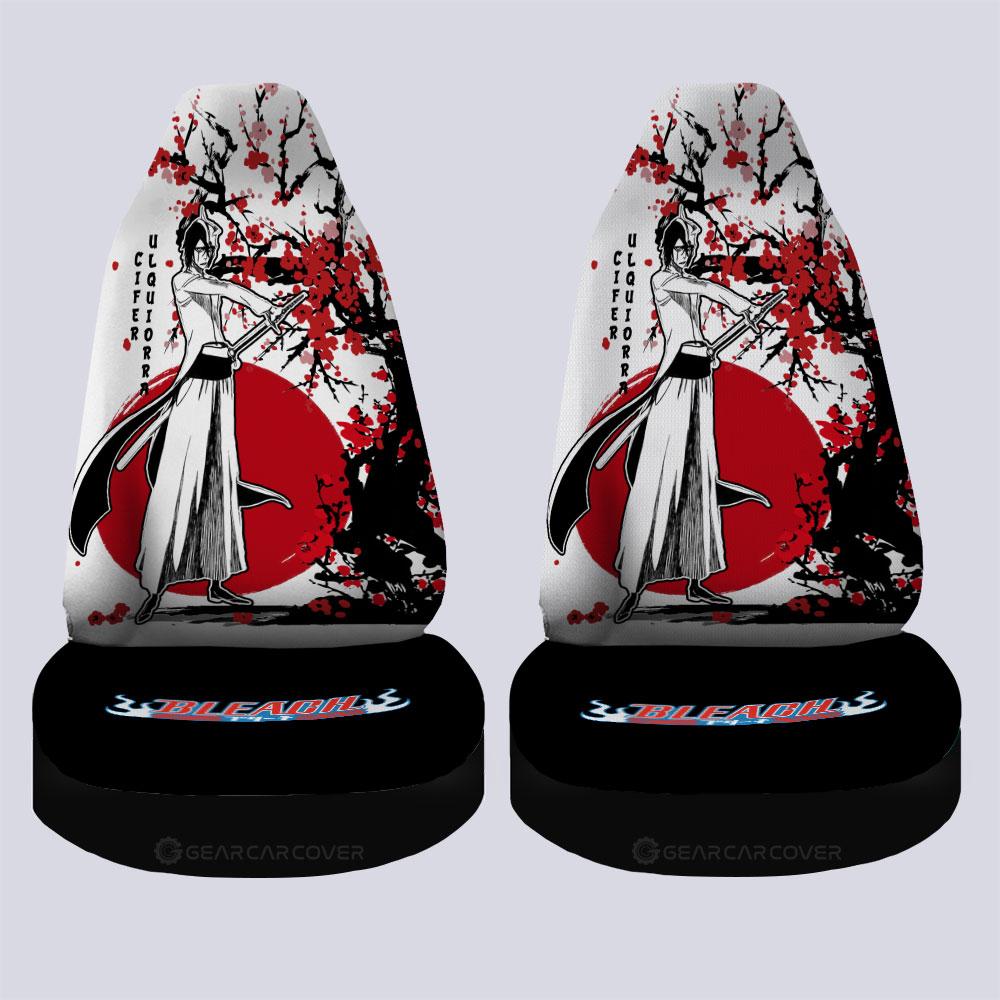 Ulquiorra Cifer Car Seat Covers Custom Japan Style Anime Bleach Car Interior Accessories - Gearcarcover - 4
