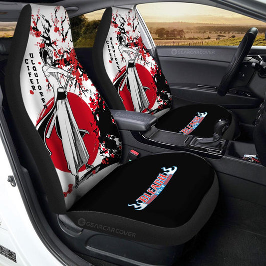 Ulquiorra Cifer Car Seat Covers Custom Japan Style Anime Bleach Car Interior Accessories - Gearcarcover - 1