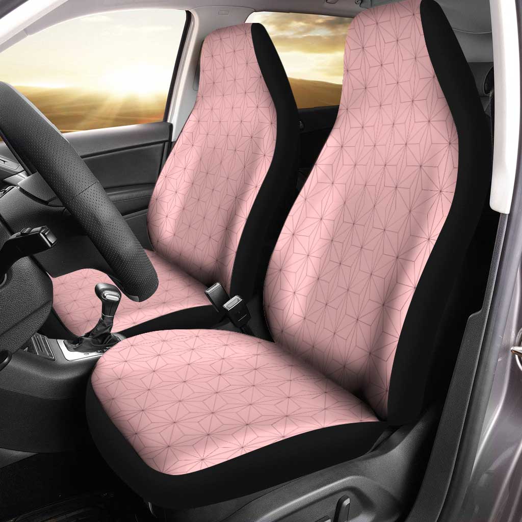 Uniform Nezuko Car Seat Covers Custom Demon Slayer Anime Car Accessories - Gearcarcover - 1