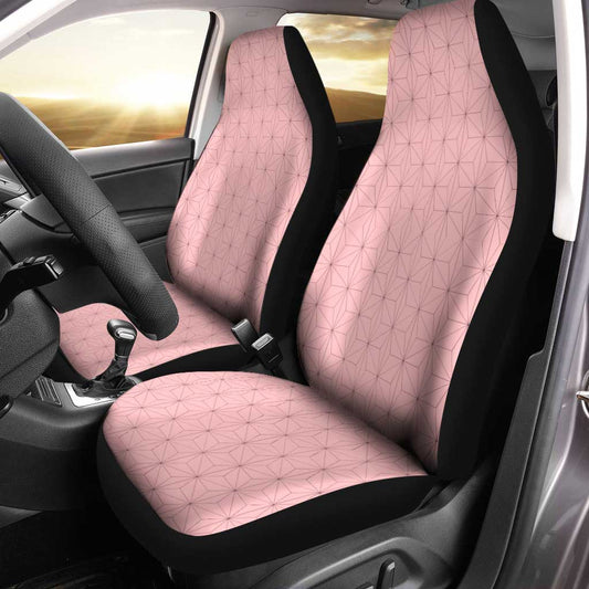 Uniform Nezuko Car Seat Covers Custom Demon Slayer Anime Car Accessories - Gearcarcover - 1