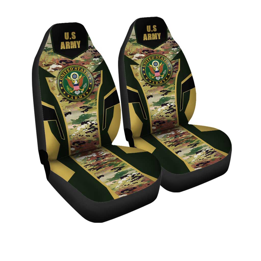 United States Army Car Seat Covers Custom Camouflage Car Accessories - Gearcarcover - 3