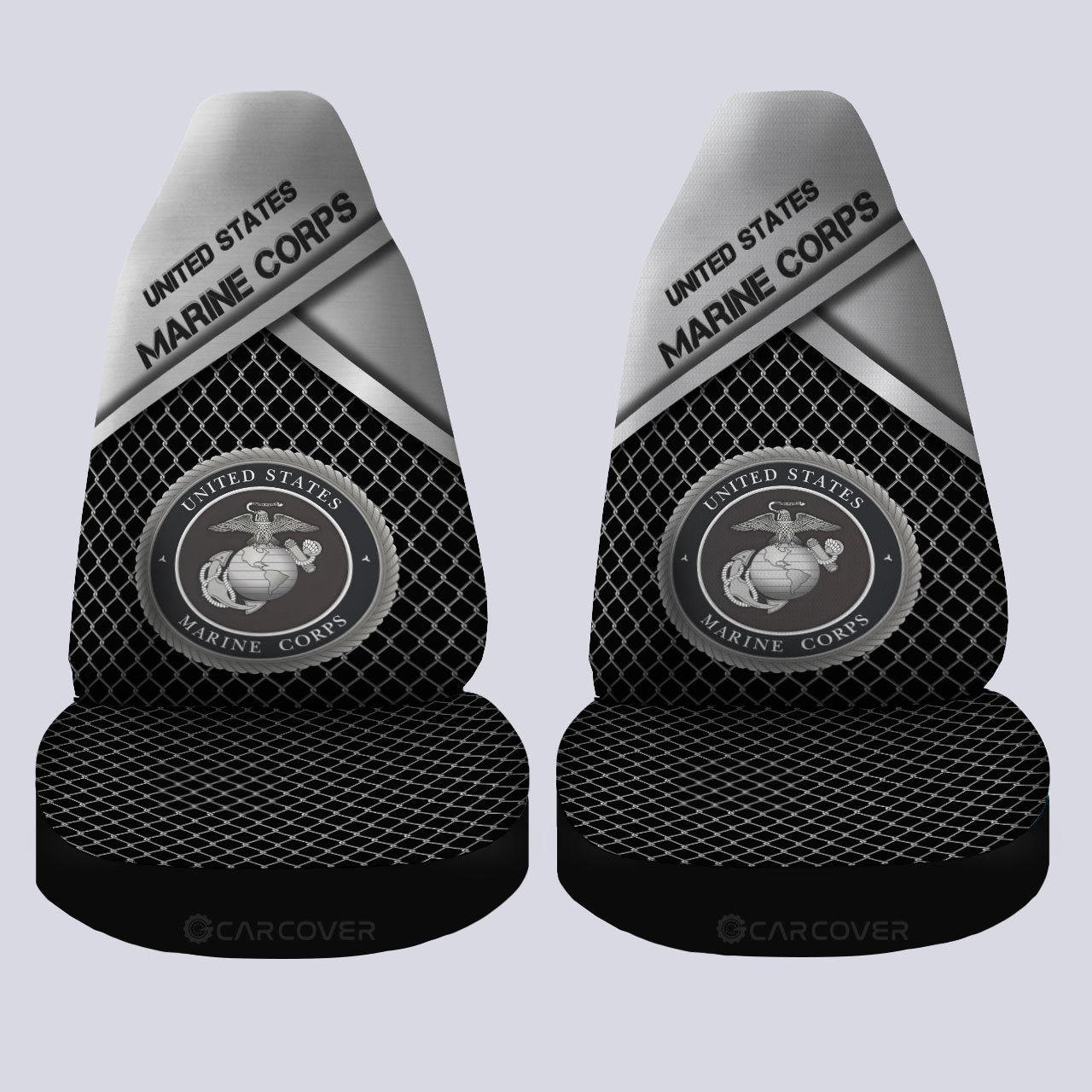 United States Marine Corps Car Seat Covers Custom Military Car Accessories - Gearcarcover - 4