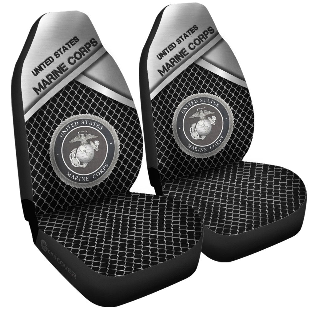 United States Marine Corps Car Seat Covers Custom Military Car Accessories - Gearcarcover - 3