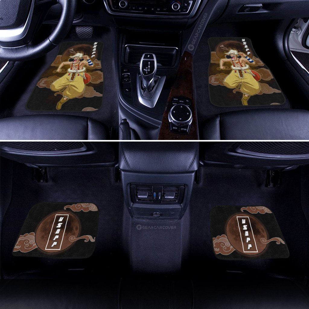 Usopp Car Floor Mats Custom Anime One Piece Car Accessories For Anime Fans - Gearcarcover - 3