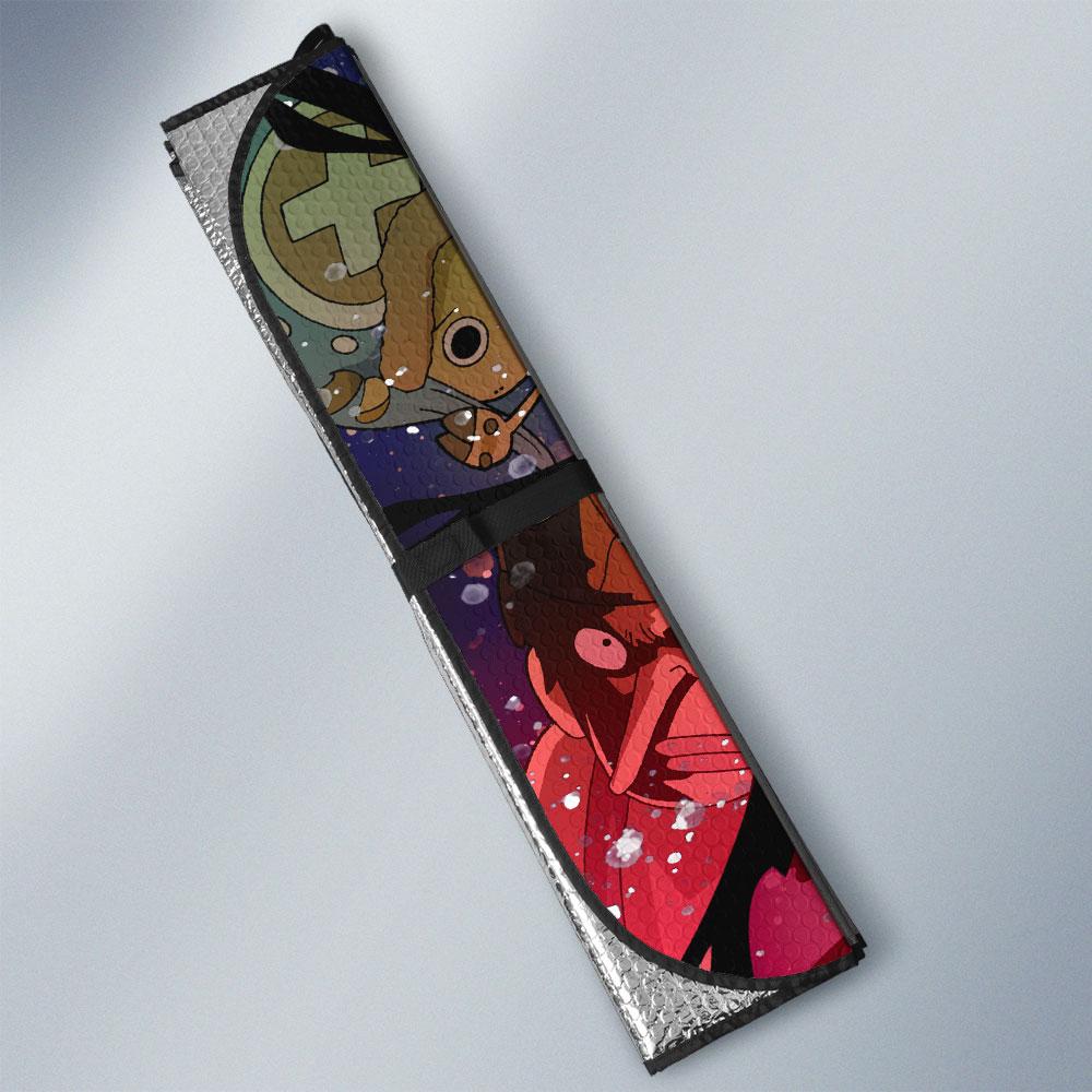 Usopp Car Sunshade Custom One Piece Anime Car Accessories For Anime Fans - Gearcarcover - 3