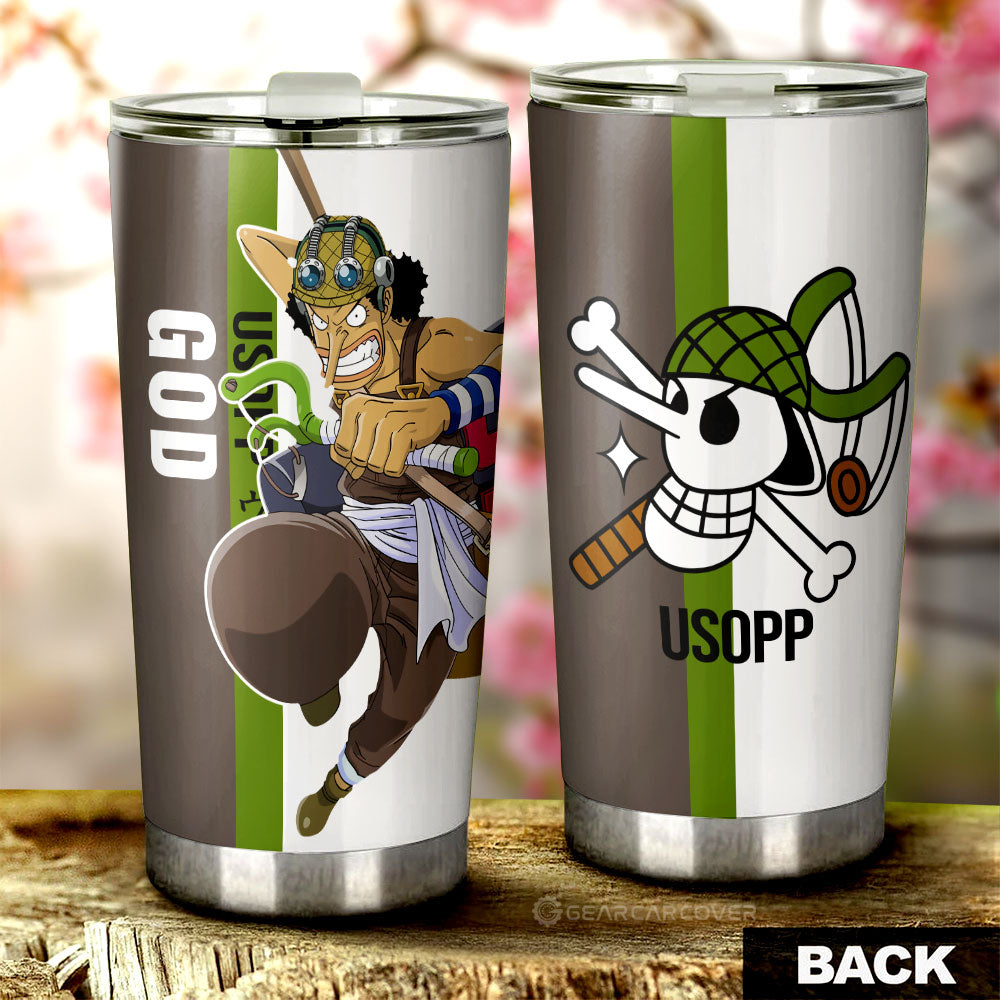 Usopp Tumbler Cup Custom One Piece Car Accessories For Anime Fans - Gearcarcover - 3