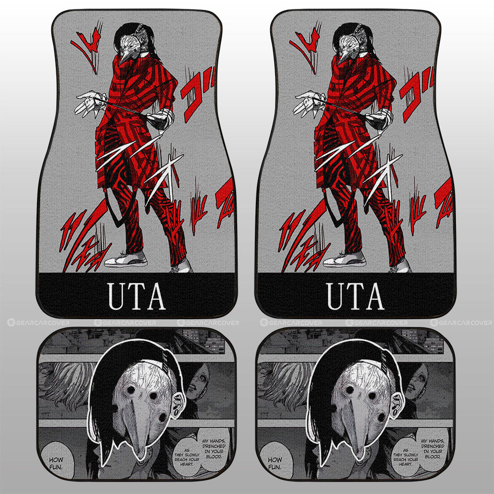 Uta Car Floor Mats Custom Tokyo Ghoul Anime Car Accessories - Gearcarcover - 4