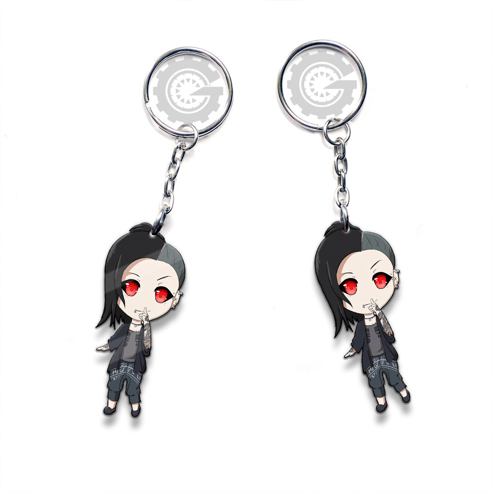 Uta Keychain Custom Tokyo Ghoul Anime Car Accessories - Gearcarcover - 3