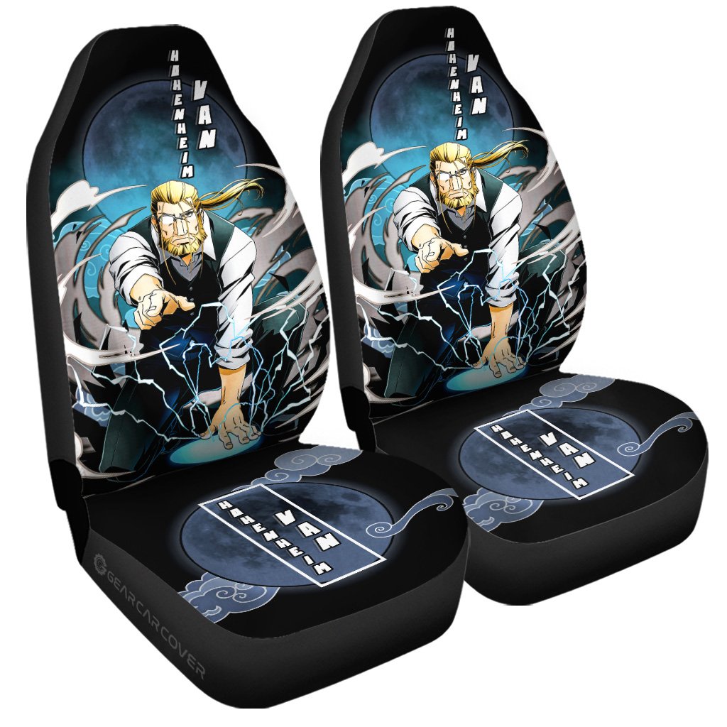 Van Hohenheim Car Seat Covers Custom Fullmetal Alchemist Anime Car Interior Accessories - Gearcarcover - 3