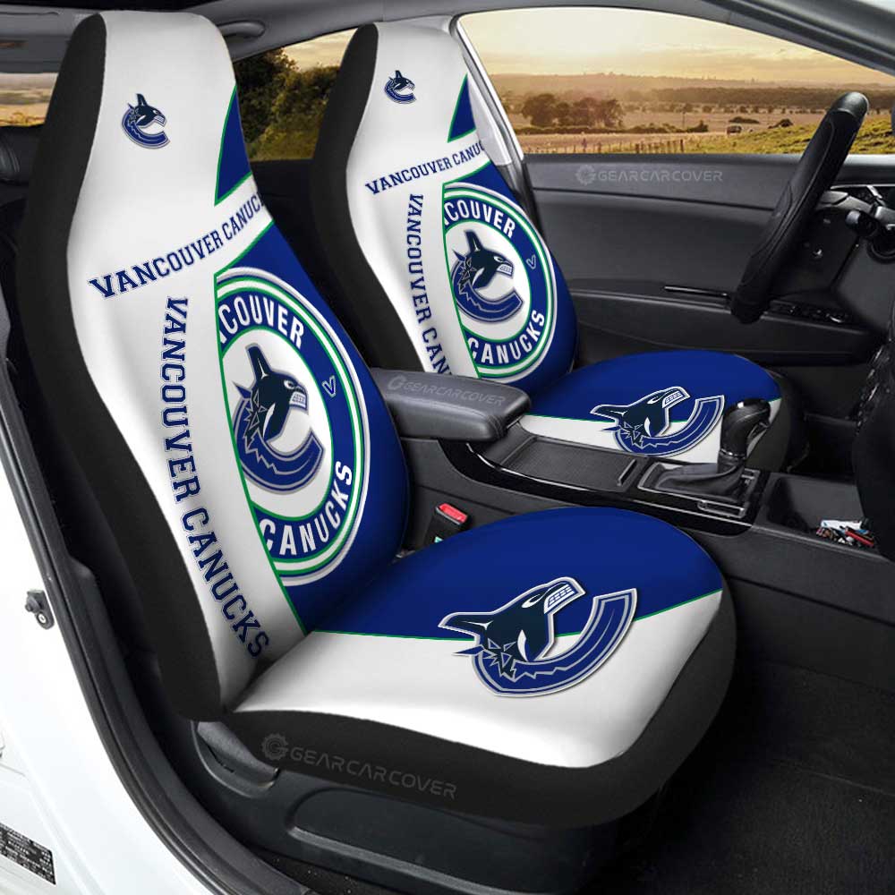 Vancouver Canucks Car Seat Covers Custom Car Accessories For Fans - Gearcarcover - 1