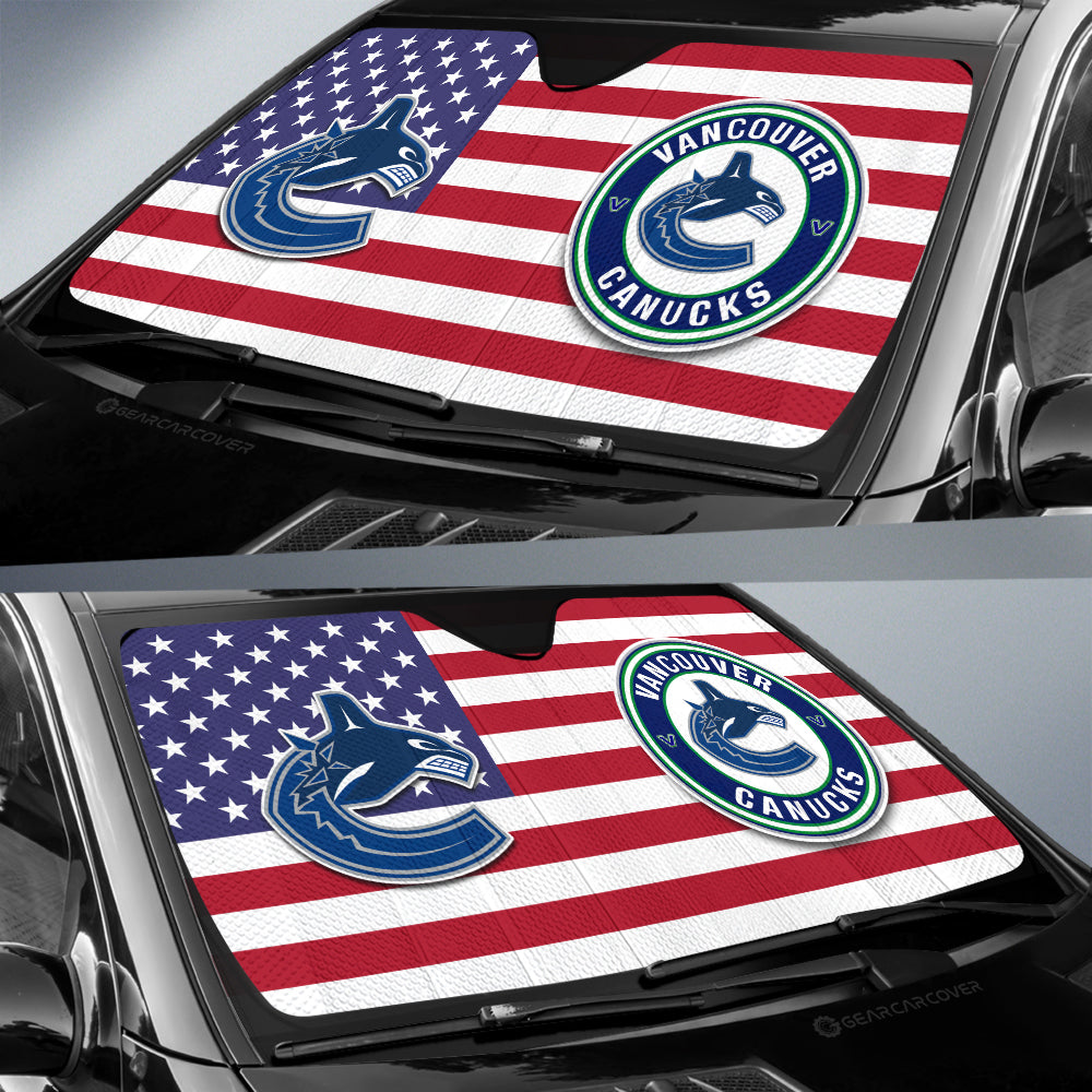 Vancouver Canucks Car Sunshade Custom Car Accessories - Gearcarcover - 2