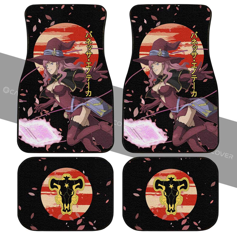 Vanessa Enoteca Car Floor Mats Custom Black Clover Anime Car Interior Accessories - Gearcarcover - 2