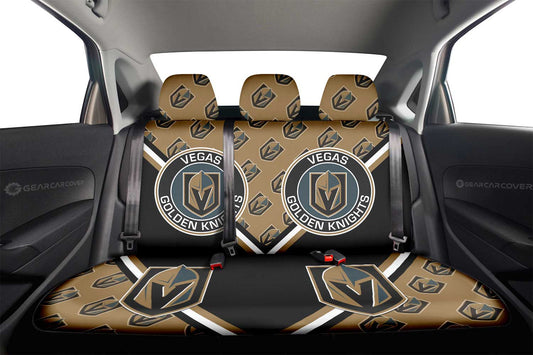 Vegas Golden Knights Car Back Seat Cover Custom Car Accessories For Fans - Gearcarcover - 2