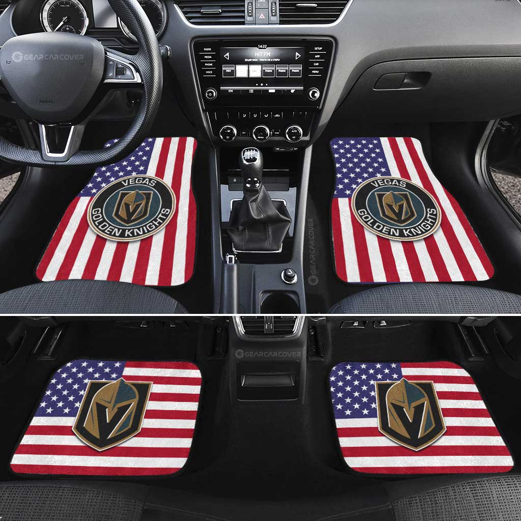 Vegas Golden Knights Car Floor Mats Custom Car Accessories - Gearcarcover - 2