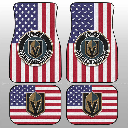Vegas Golden Knights Car Floor Mats Custom Car Accessories - Gearcarcover - 1