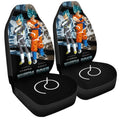 Vegeta And Goku Blue Car Seat Covers Custom Anime Dragon Ball Car Interior Accessories - Gearcarcover - 3