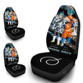 Vegeta And Goku Blue Car Seat Covers Custom Anime Dragon Ball Car Interior Accessories - Gearcarcover - 4