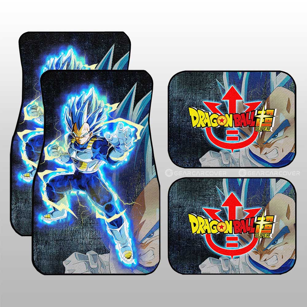 Vegeta Blue Car Floor Mats Custom Dragon Ball Anime Car Accessories - Gearcarcover - 3