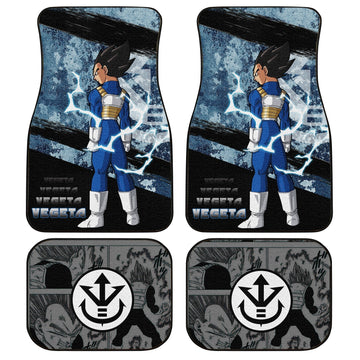 Vegeta Car Floor Mats Custom Anime Dragon Ball Car Accessories - Gearcarcover - 1