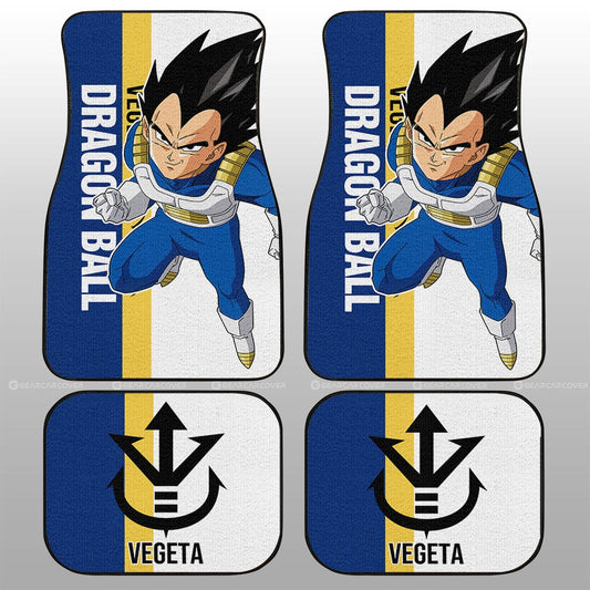 Vegeta Car Floor Mats Custom Dragon Ball Car Accessories For Anime Fans - Gearcarcover - 2