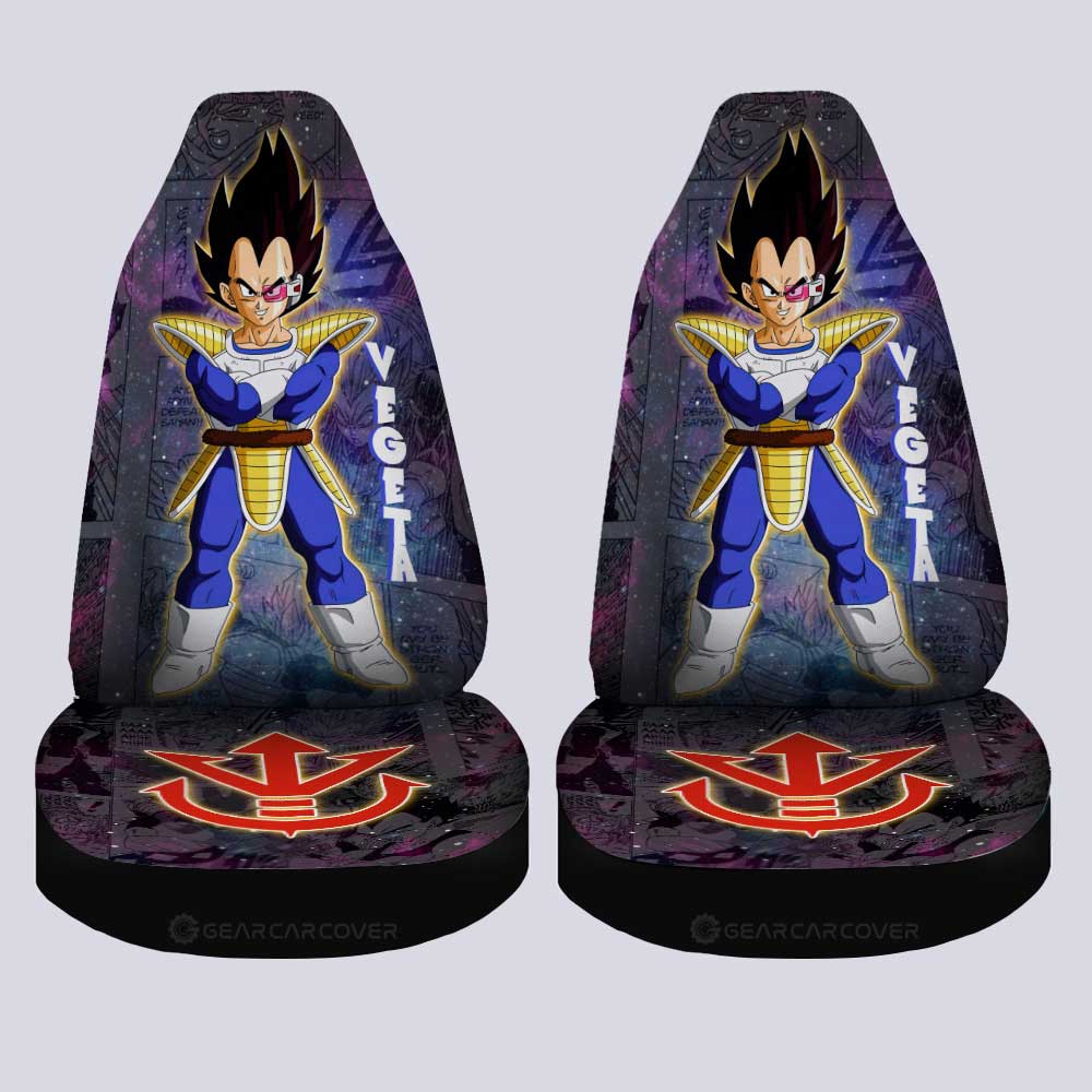 Vegeta Car Seat Covers Custom Dragon Ball Anime Car Accessories Manga Galaxy Style - Gearcarcover - 4