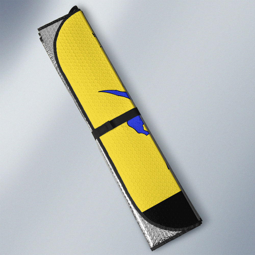 Vegeta Car Sunshade Custom Dragon Ball Anime Manga Color Style - Gearcarcover - 3