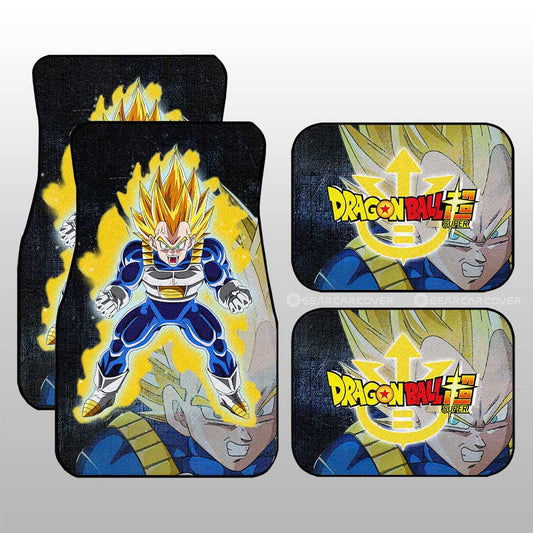 Vegeta SSJ Car Floor Mats Custom Dragon Ball Anime Car Accessories - Gearcarcover - 1