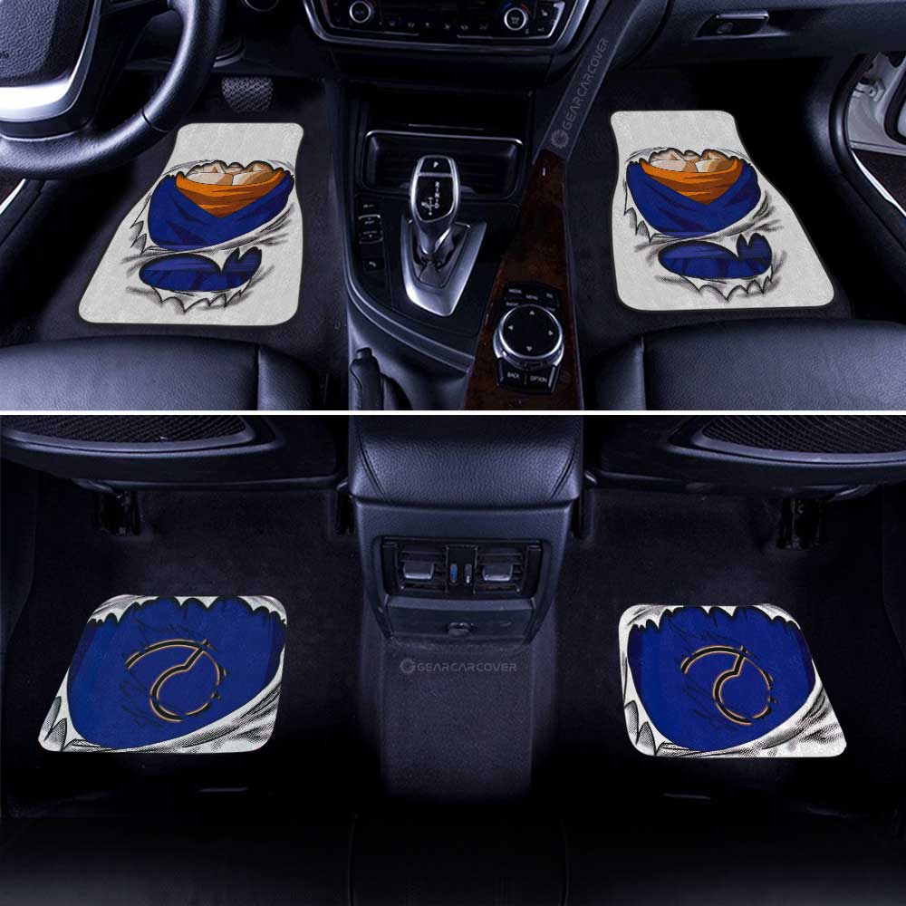 Vegito Uniform Car Floor Mats Custom Dragon Ball Anime - Gearcarcover - 2