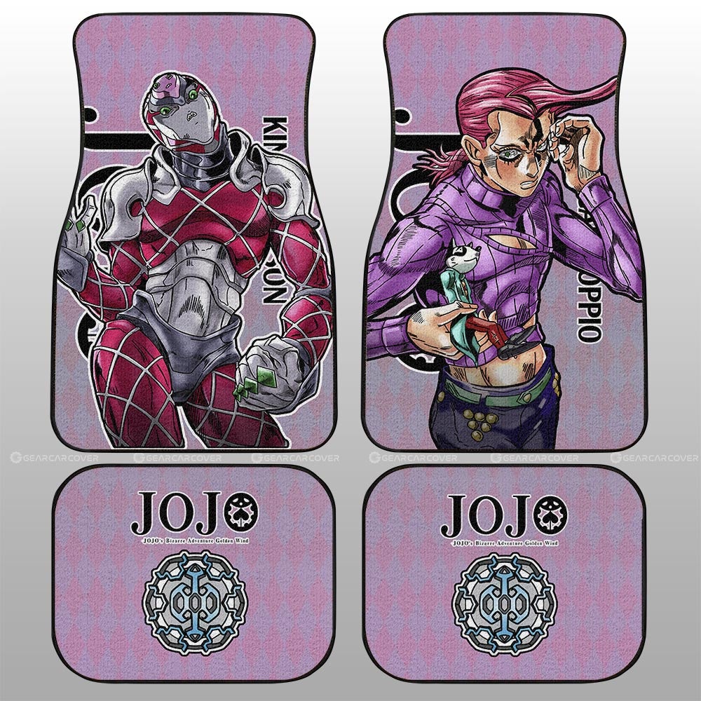 Vinegar Doppio Car Floor Mats Custom JoJo's-Bizarre-Adventure Anime - Gearcarcover - 1