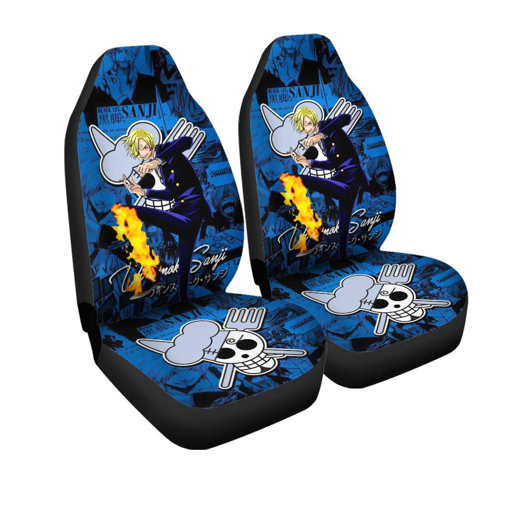 Vinsmoke Sanji Car Seat Covers Custom One Piece Anime Car Accessories - Gearcarcover - 3