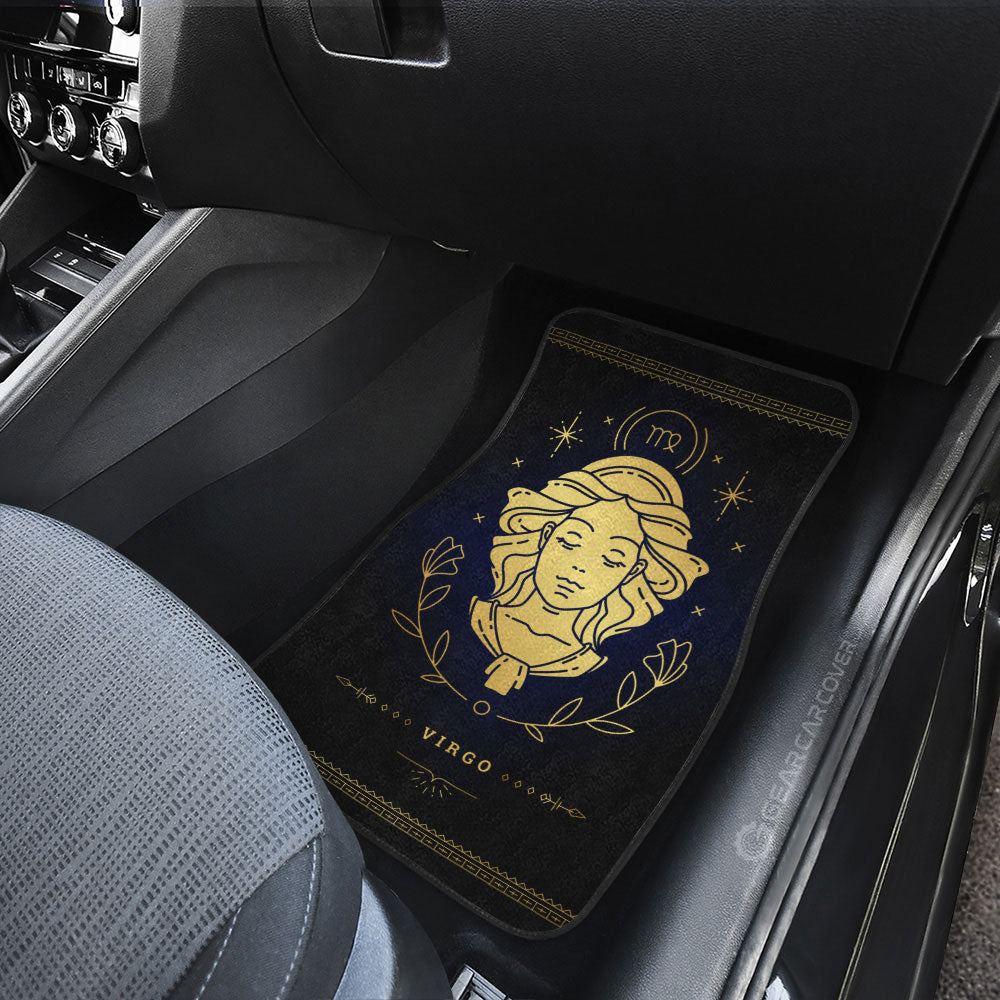 Virgo Car Floor Mats Custom Zodiac Car Accessories - Gearcarcover - 4