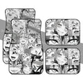 Waifu Ahegao Anime Girls Car Floor Mats Custom Interior Accessories - Gearcarcover - 1