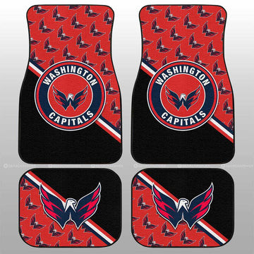 Washington Capitals Car Floor Mats Custom Car Accessories For Fans - Gearcarcover - 1