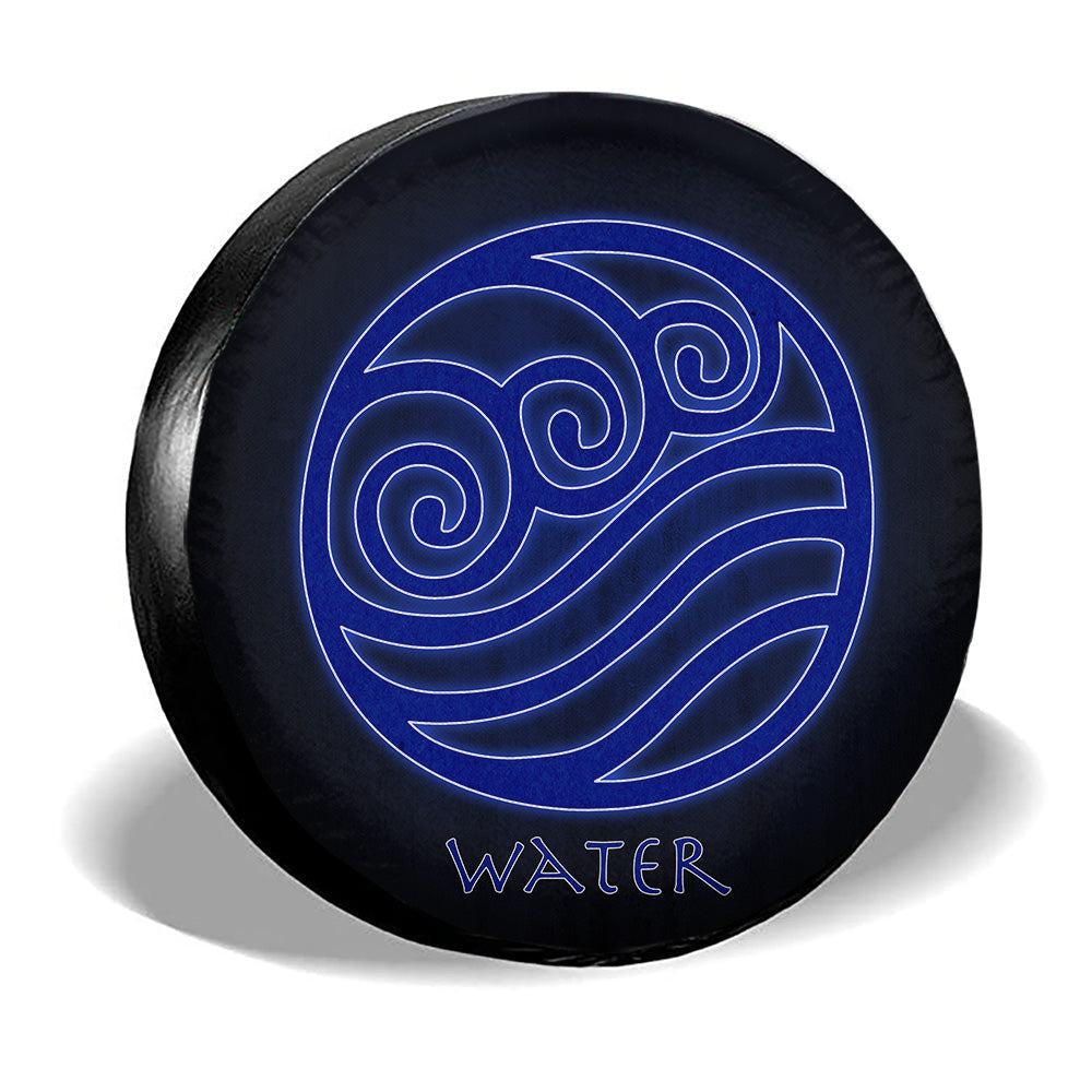 Water Spare Tire Cover Custom Avatar The Last Airbender Anime - Gearcarcover - 2