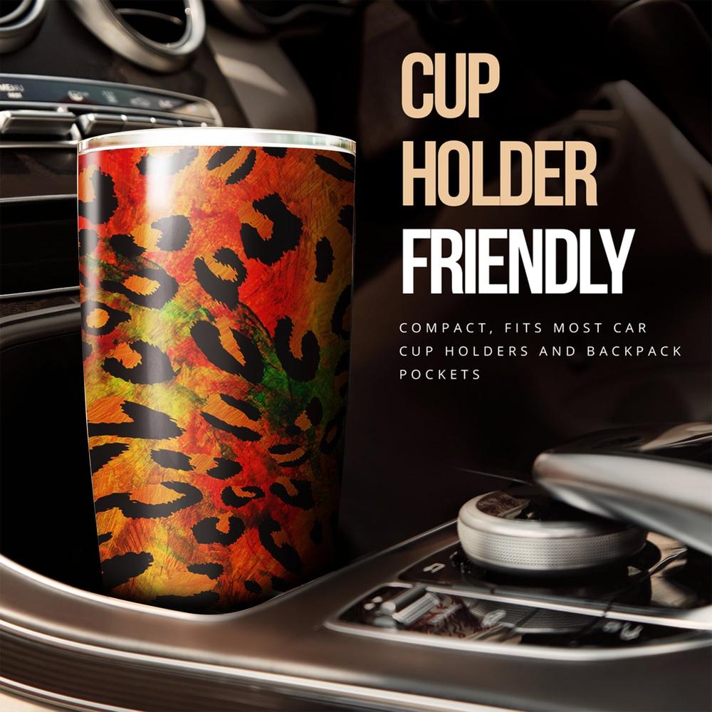 Wild Cheetah Print Tumbler Cup - Gearcarcover - 3