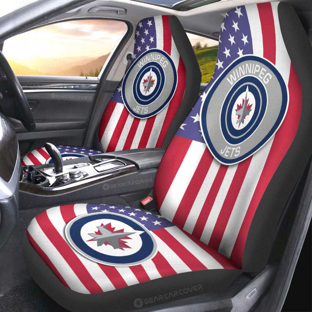 Winnipeg Jets Car Seat Covers Custom Car Accessories - Gearcarcover - 2
