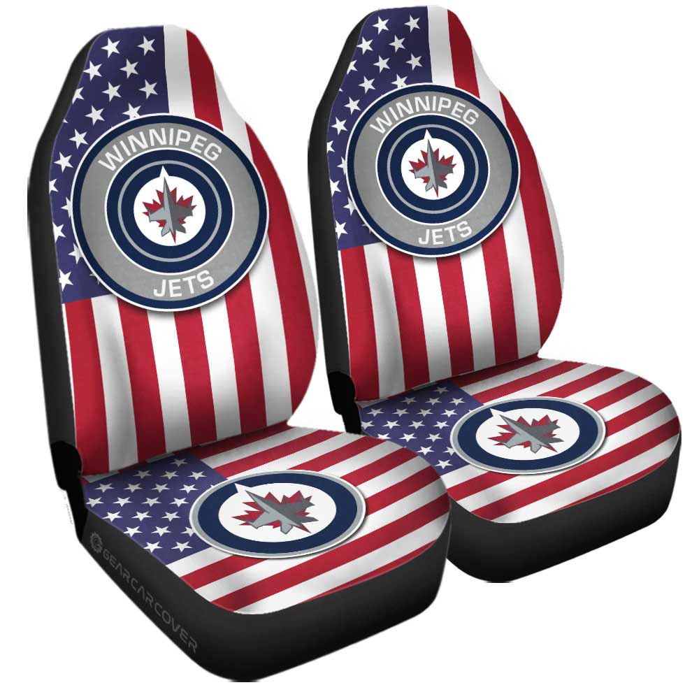Winnipeg Jets Car Seat Covers Custom Car Accessories - Gearcarcover - 3
